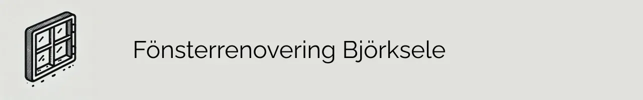 Fönsterrenovering Björksele