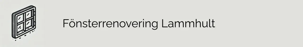 Fönsterrenovering Lammhult