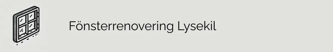 Fönsterrenovering Lysekil