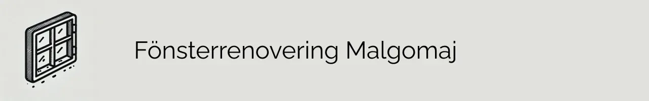 Fönsterrenovering Malgomaj
