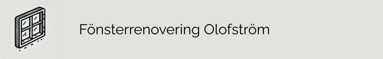 Fönsterrenovering Olofström