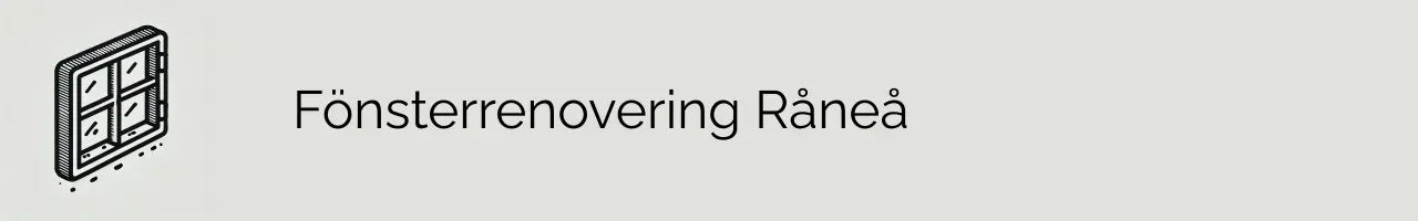 Fönsterrenovering Råneå
